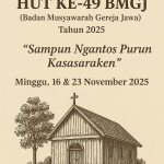 Bahan Kotbah & Liturgi  HUT BMGJ